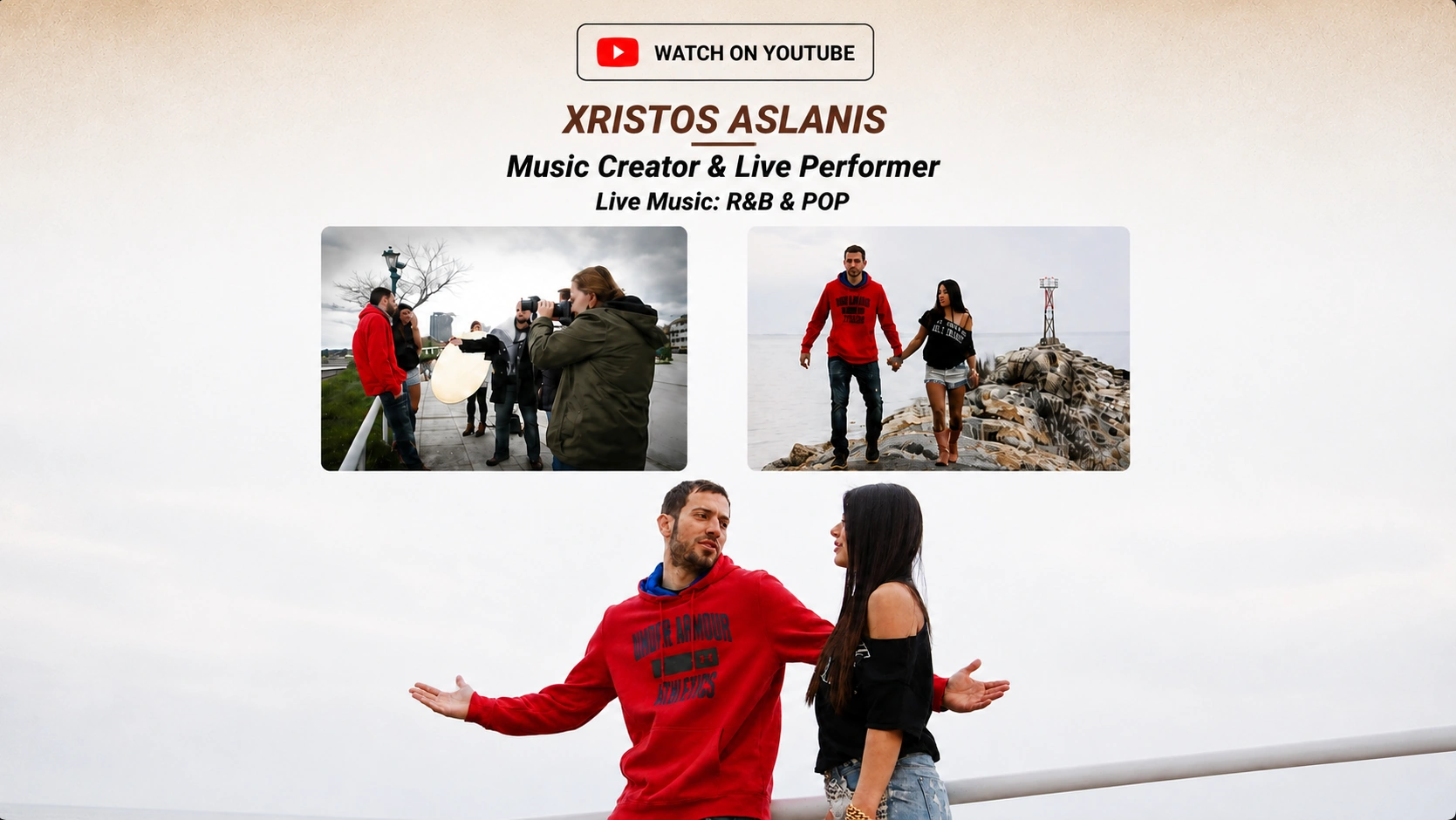 Χρήστος Ασλάνης – Music Creator & Live Performer, Live Music: R&B & POP